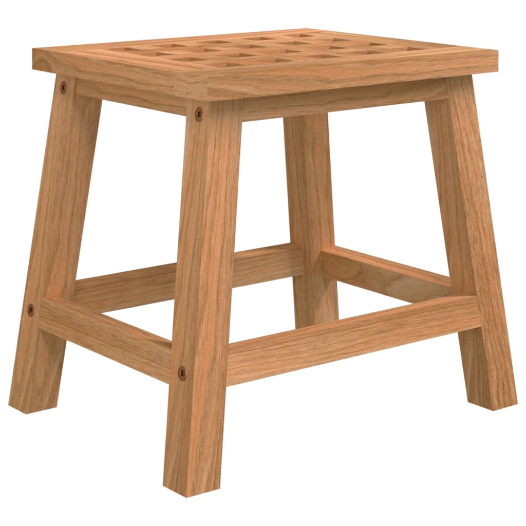Vidaxl opstapkrukje 29x22,5x25,5 cm massief walnotenhout