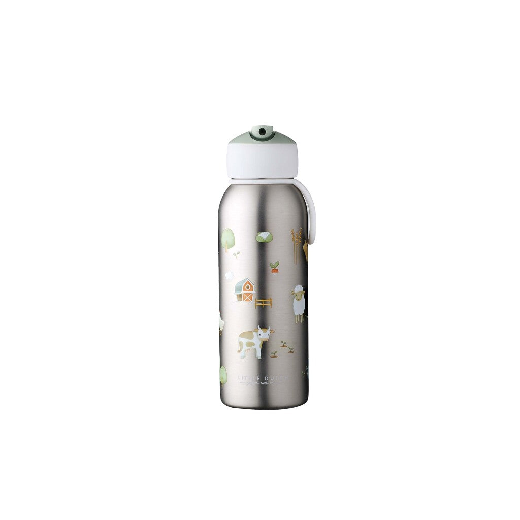 Mepal little dutch farm isoleerfles flip 350ml