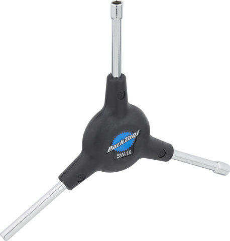 Parktool sw-15 3-way internal nipple spoke wrench
