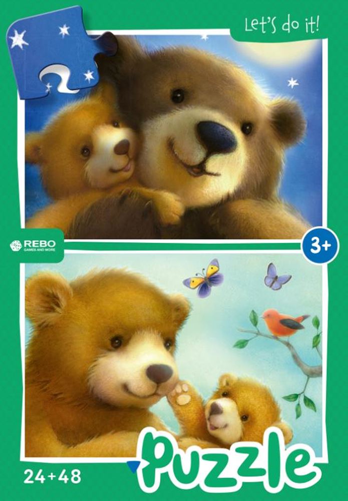 puzzle Sweetest Bear junior 24 48 pièces