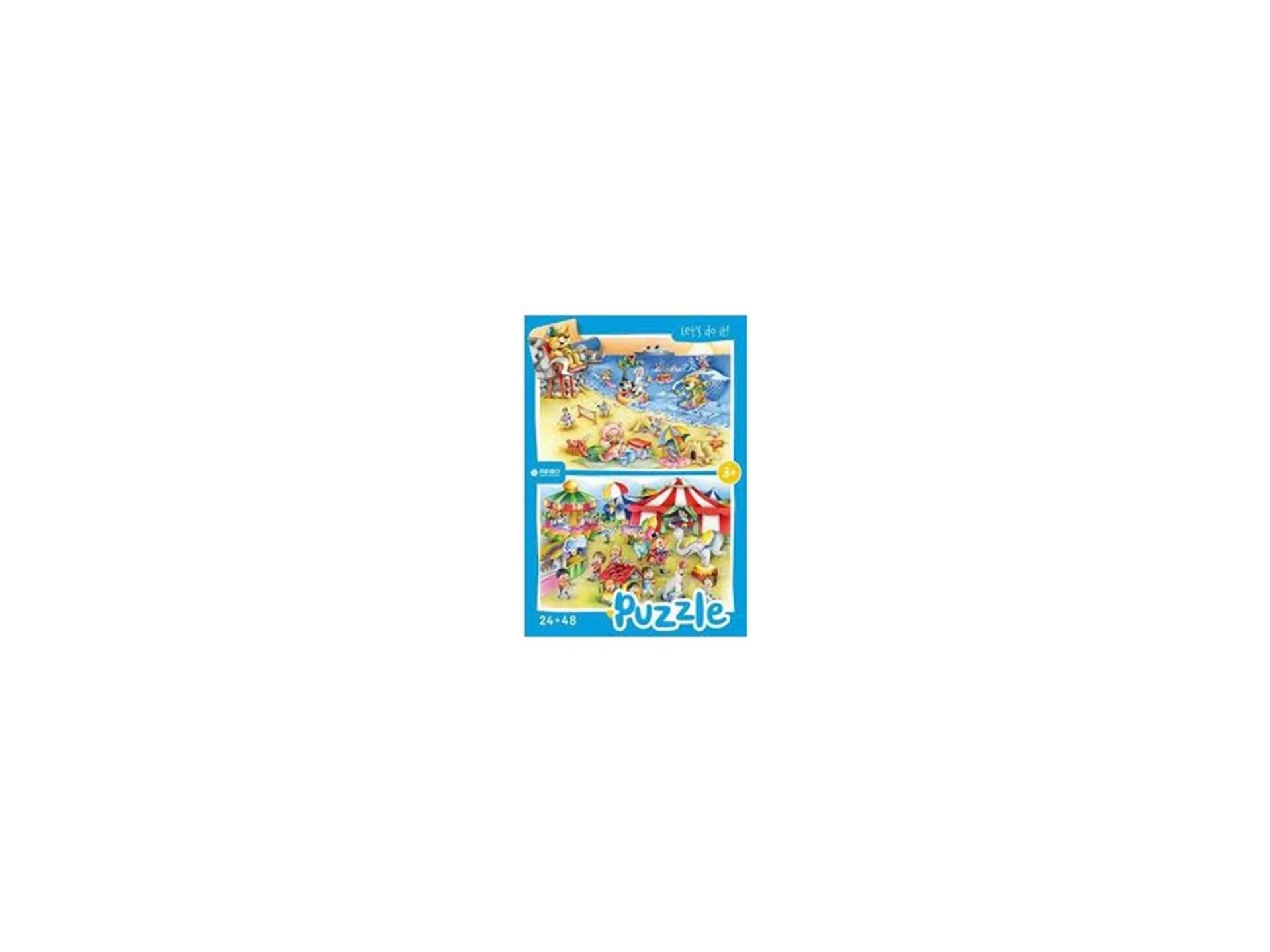 Rebo beach and circus-puzzel 24 + 48 st