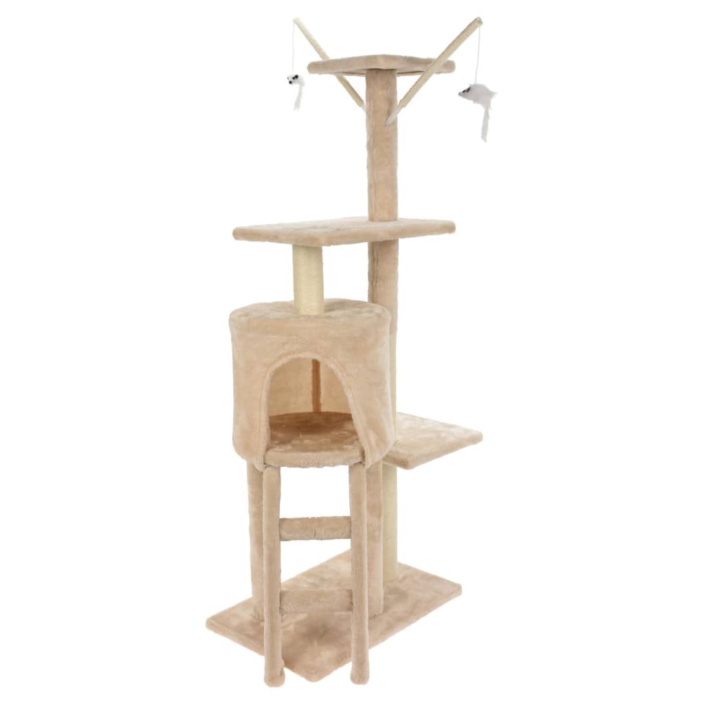 Pets collectie kattenmeubel 45x30x110 cm beige