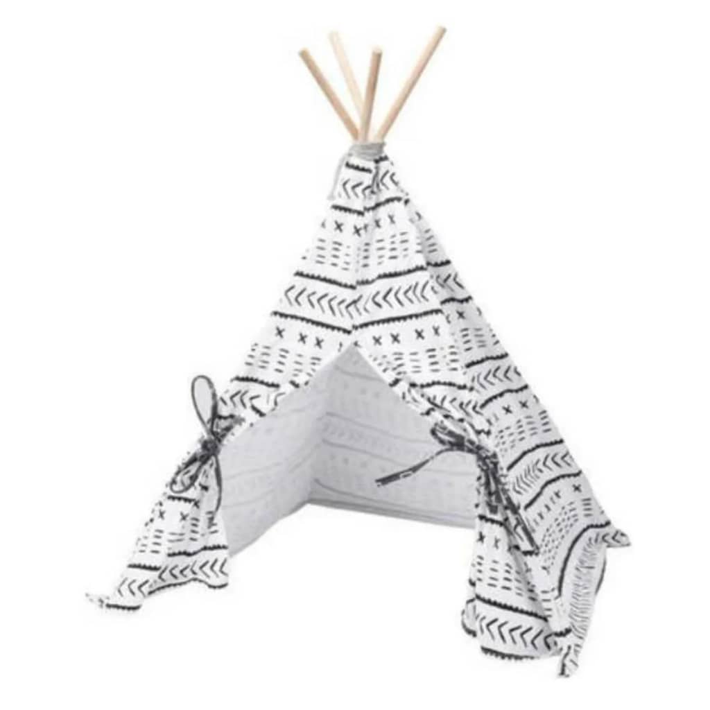 Huisdierencollectie verschillende tent tipi 56x56x74 cm canvas