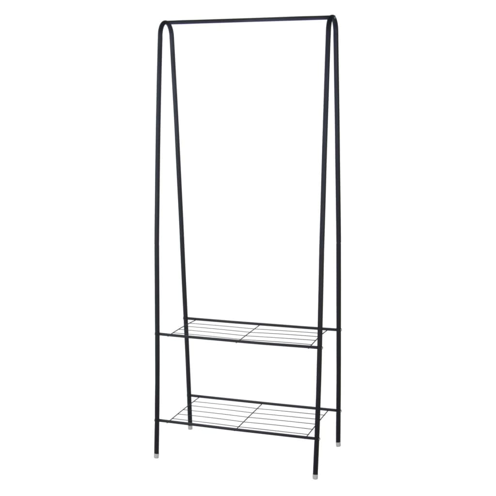 Opbergoplossingen kledingrek met 2 lagen 61x34x152 cm