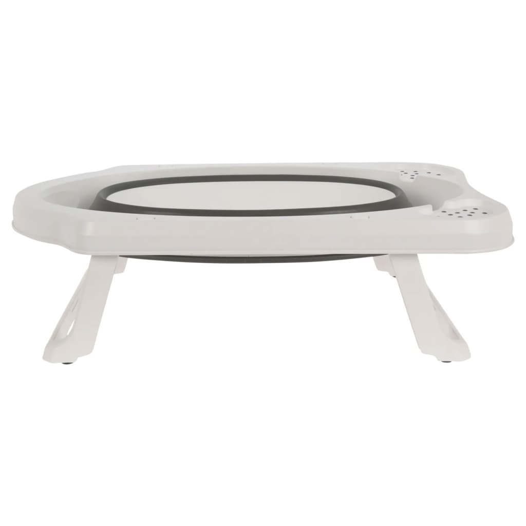 Badkameroplossingen Badkameroplossingen Babybadje inklapbaar wit en grijs