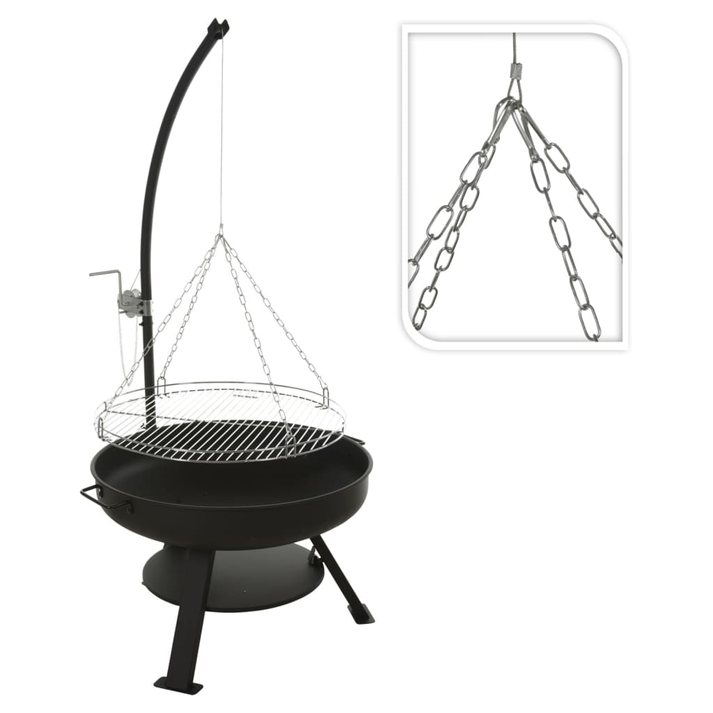 Progarden vuurschaal met barbecuerooster vaggan 60 cm