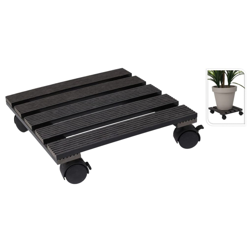 Progarden plantenwagen vierkant 29x29 cm grijs