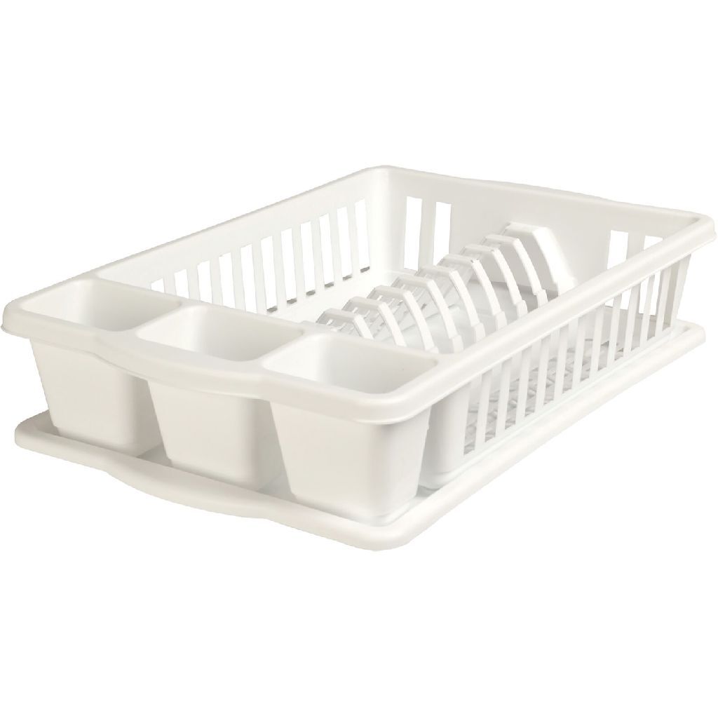 Overige merken afdruiprek 39,5x8,5x 26 cm wit