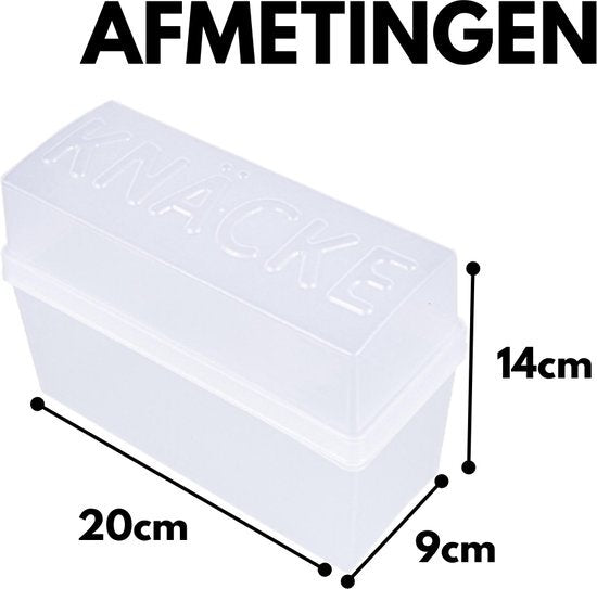Basic crackerbox 1,65l transparant licht
