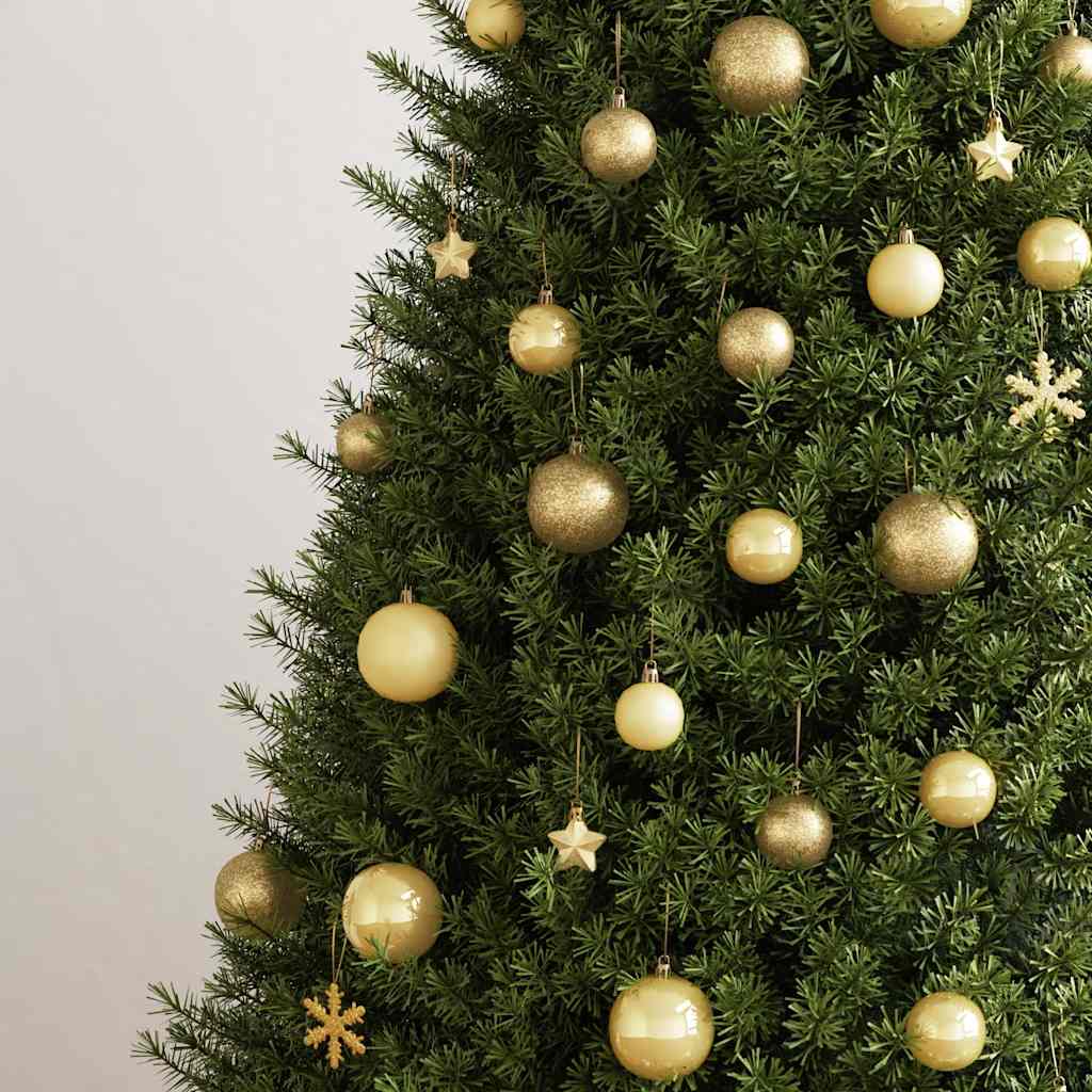 VidaXL 111-delige Kerstballenset piepschuim goudkleurig