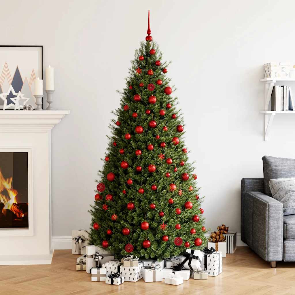 VidaXL 111-delige Kerstballenset piepschuim rood