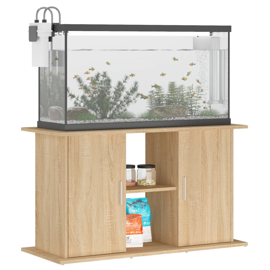 Vidaxl aquariumstandaard sonoma eiken 101x41x58 cm bewerkt hout