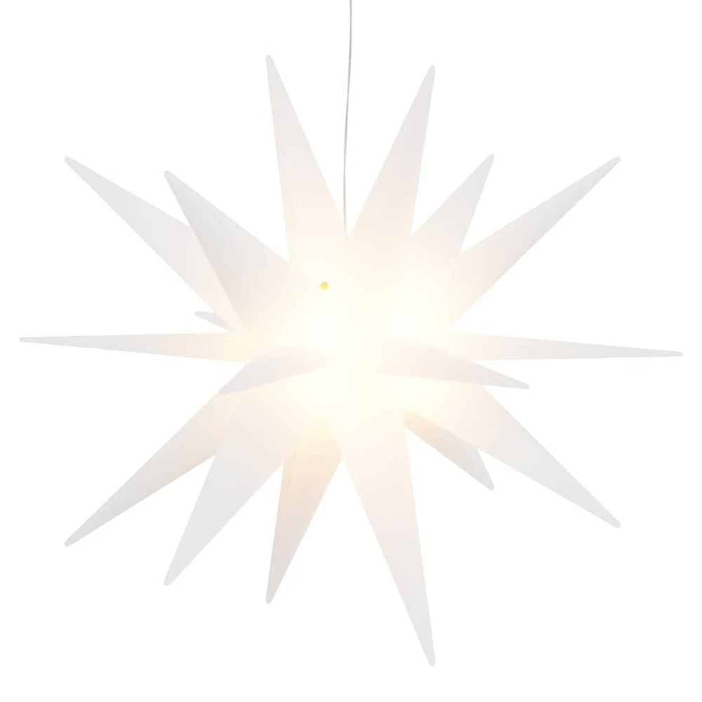 Vidaxl kerstlamp met led inklapbaar 57 cm wit