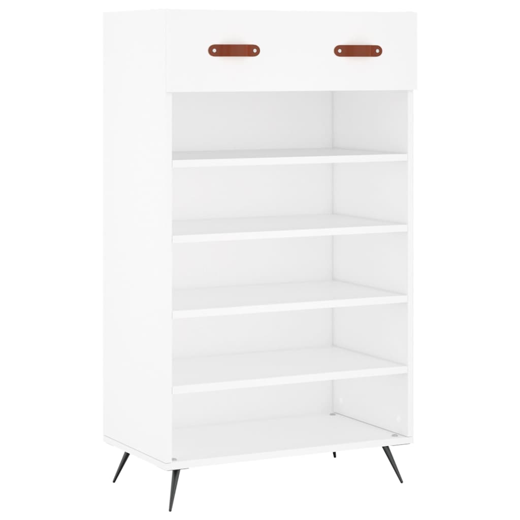 Vidaxl schoenenkast 60x35x105 cm bewerkt hout wit