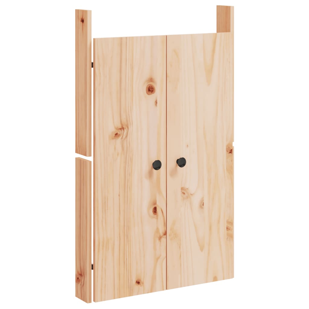 Vidaxl kastdeurtjes voor buitenkeuken 50x9x82 cm massief groenhout