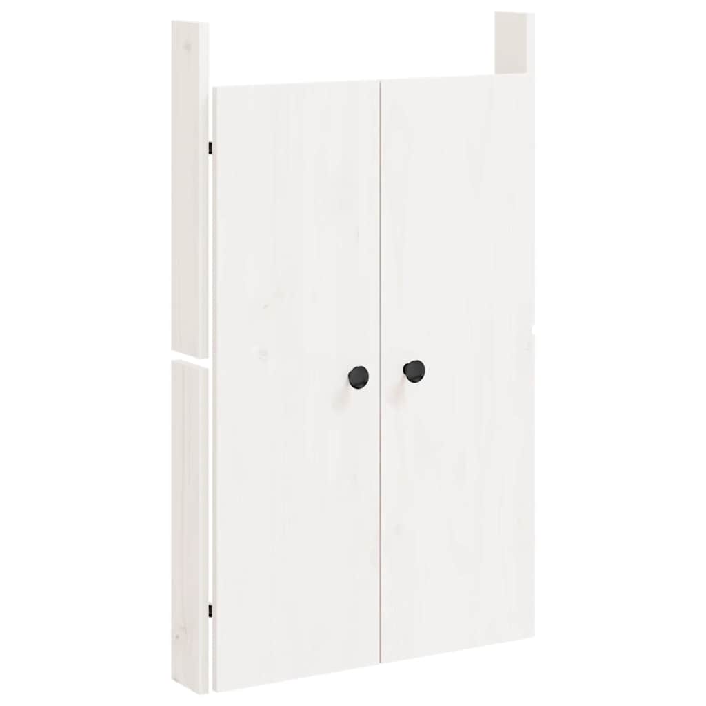 Vidaxl kastdeurtjes voor buitenkeuken 50x9x82 cm groenhout wit