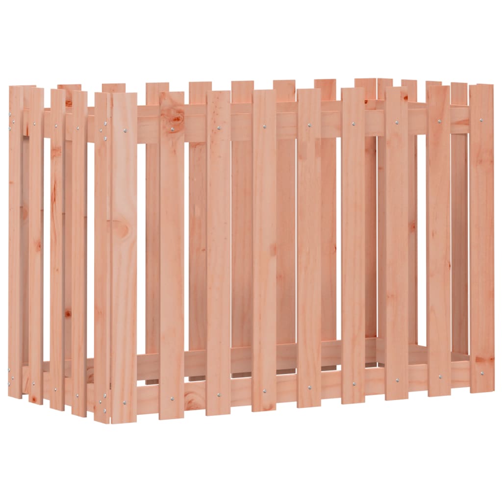 Vidaxl plantenbak verlicht hekontwerp 100x50x70 cm massief douglashout