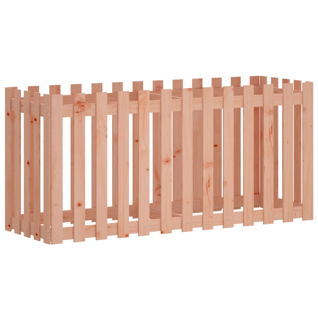 Vidaxl plantenbak verlicht hekontwerp 150x50x70 cm massief douglashout