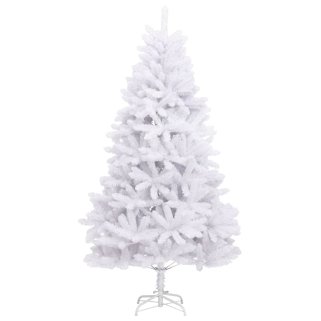 Vidaxl kunstkerstboom met scharnieren met standaard 300 cm wit