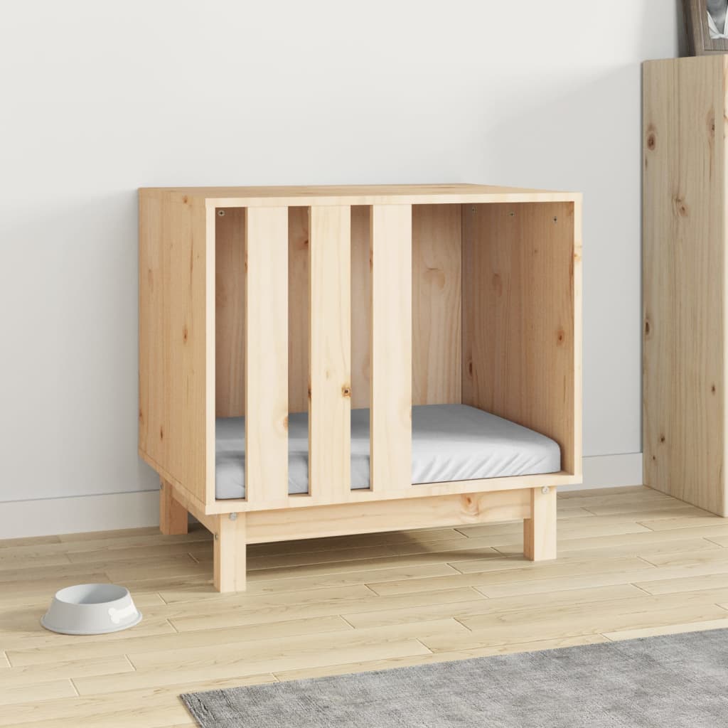 VidaXL Hondenhok 60x45x57 cm massief groenhout