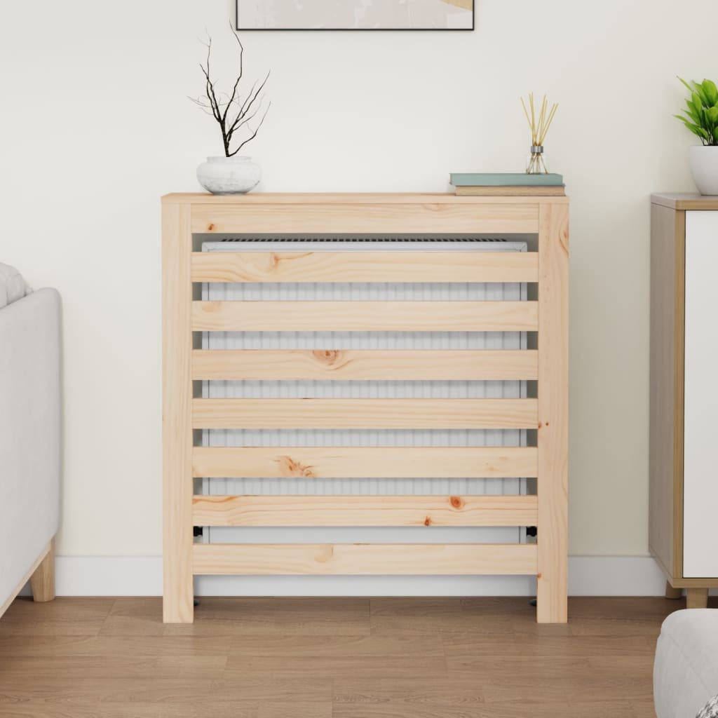 Vidaxl radiatorombouw 79,5x19x84 cm massief groenhout