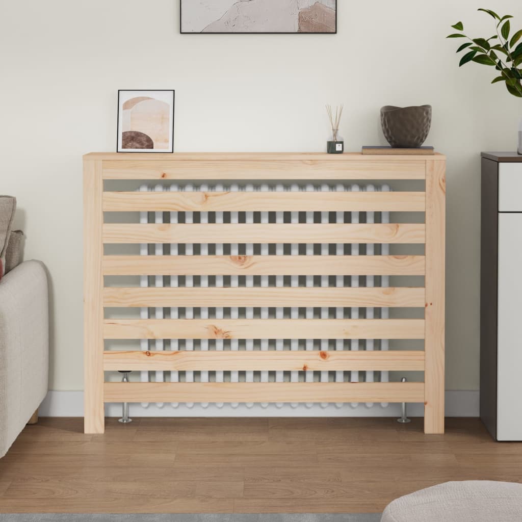 Vidaxl radiatorombouw 108,5x19x84 cm massief groenhout