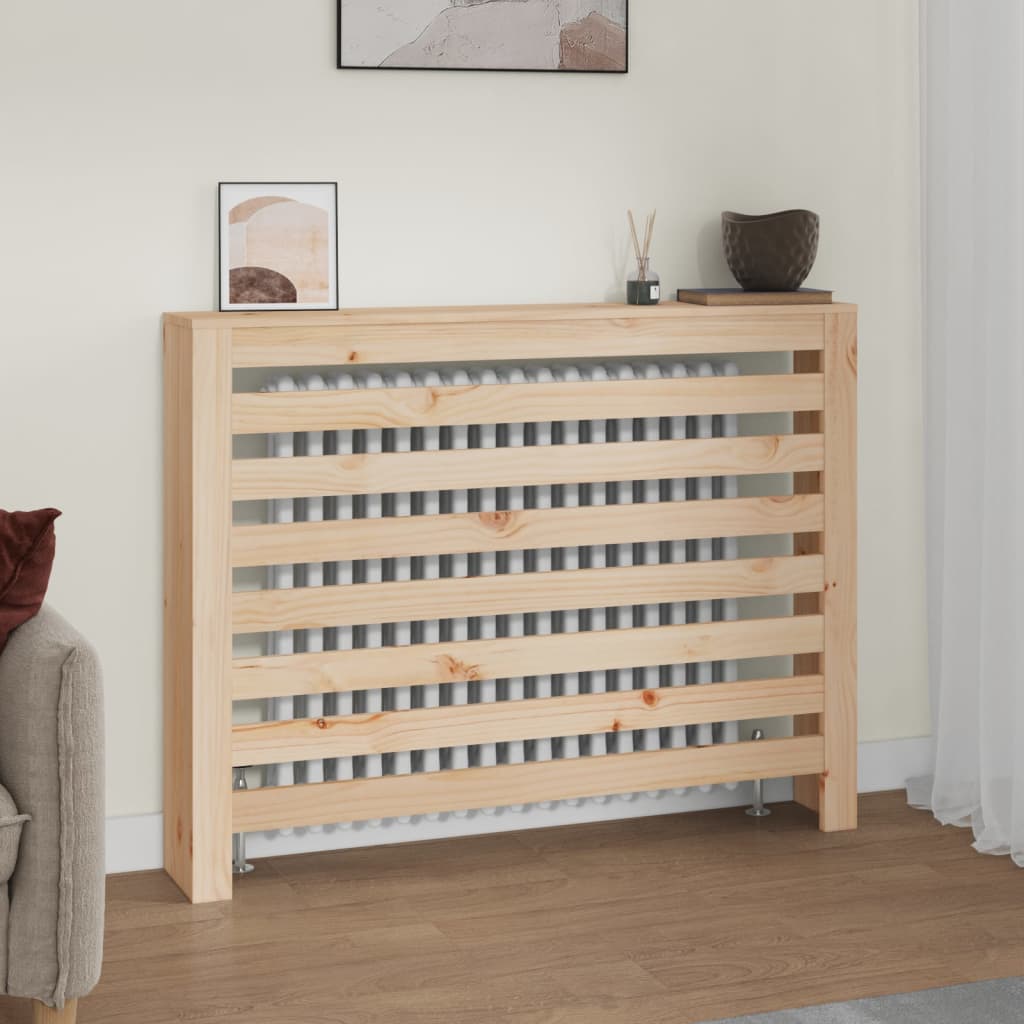 Vidaxl radiatorombouw 108,5x19x84 cm massief groenhout