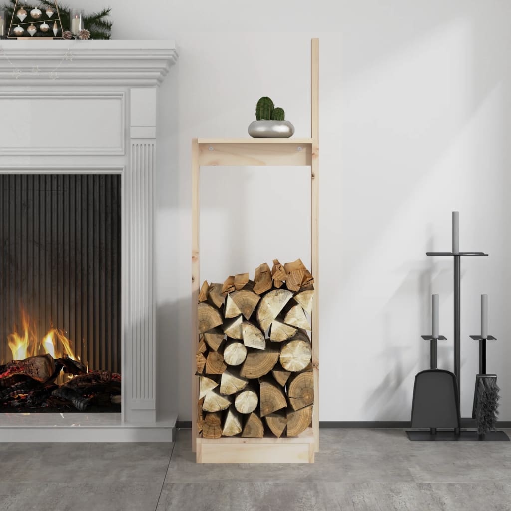 Vidaxl houtblokhouder 33,5x30x110 cm massief groenhout