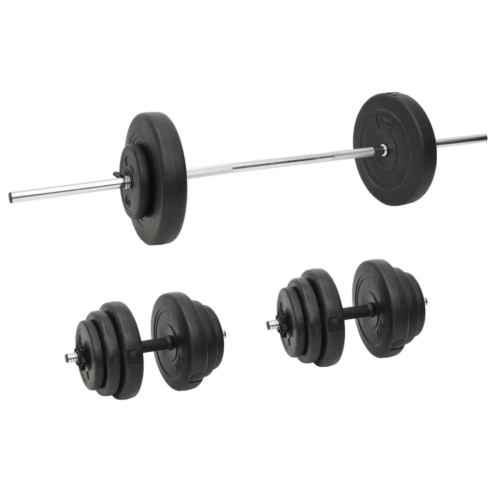 VidaXL Halsterset met gewichten 60 kg