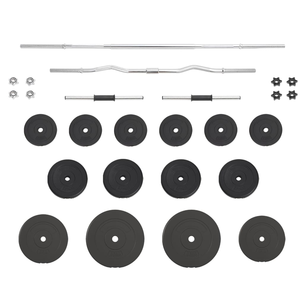 VidaXL Halsterset met gewichten 60 kg