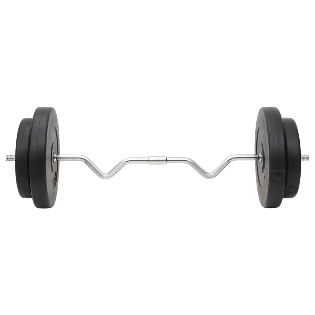 VidaXL Halsterset met gewichten 90 kg