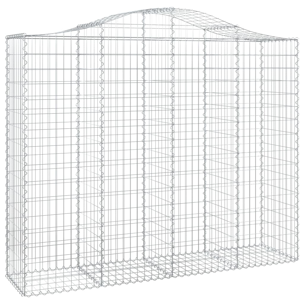 VidaXL Schanskorven 4 st gewelfd 200x50x160 180 cm ijzer
