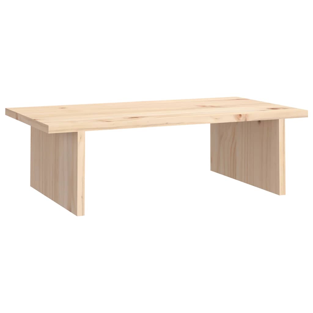 VidaXL Monitorstandaard 50x27x15 cm massief groenhout