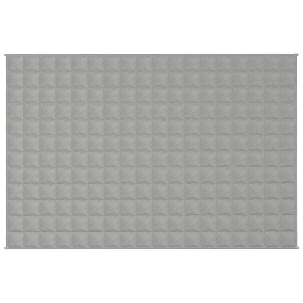 Vidaxl verzwaringsdeken 120x180 cm 5 kg stof grijs