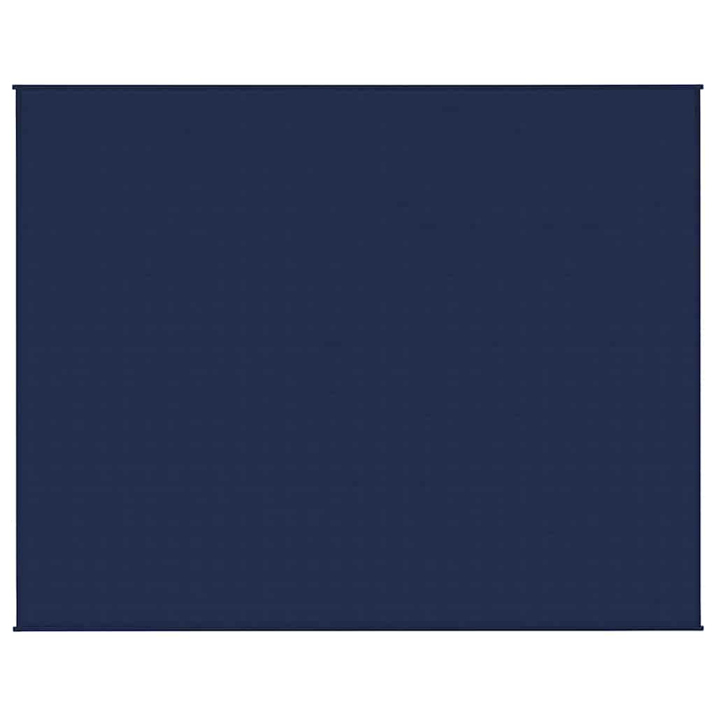 Vidaxl verzwaringsdeken 235x290 cm 15 kg stof blauw