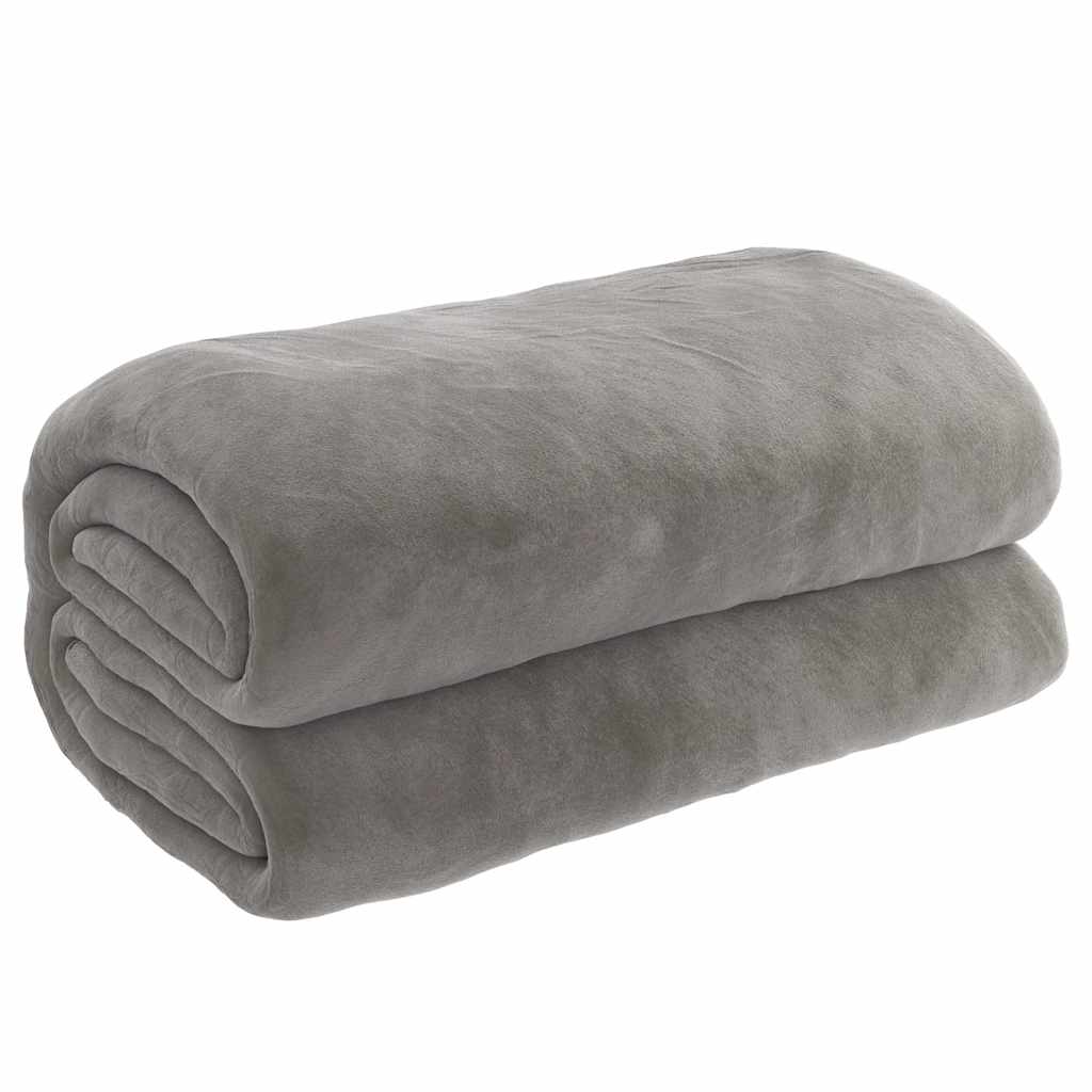 VidaXL Verzweringsdeken met schoffels 200x225 cm 13 kg stof grijs
