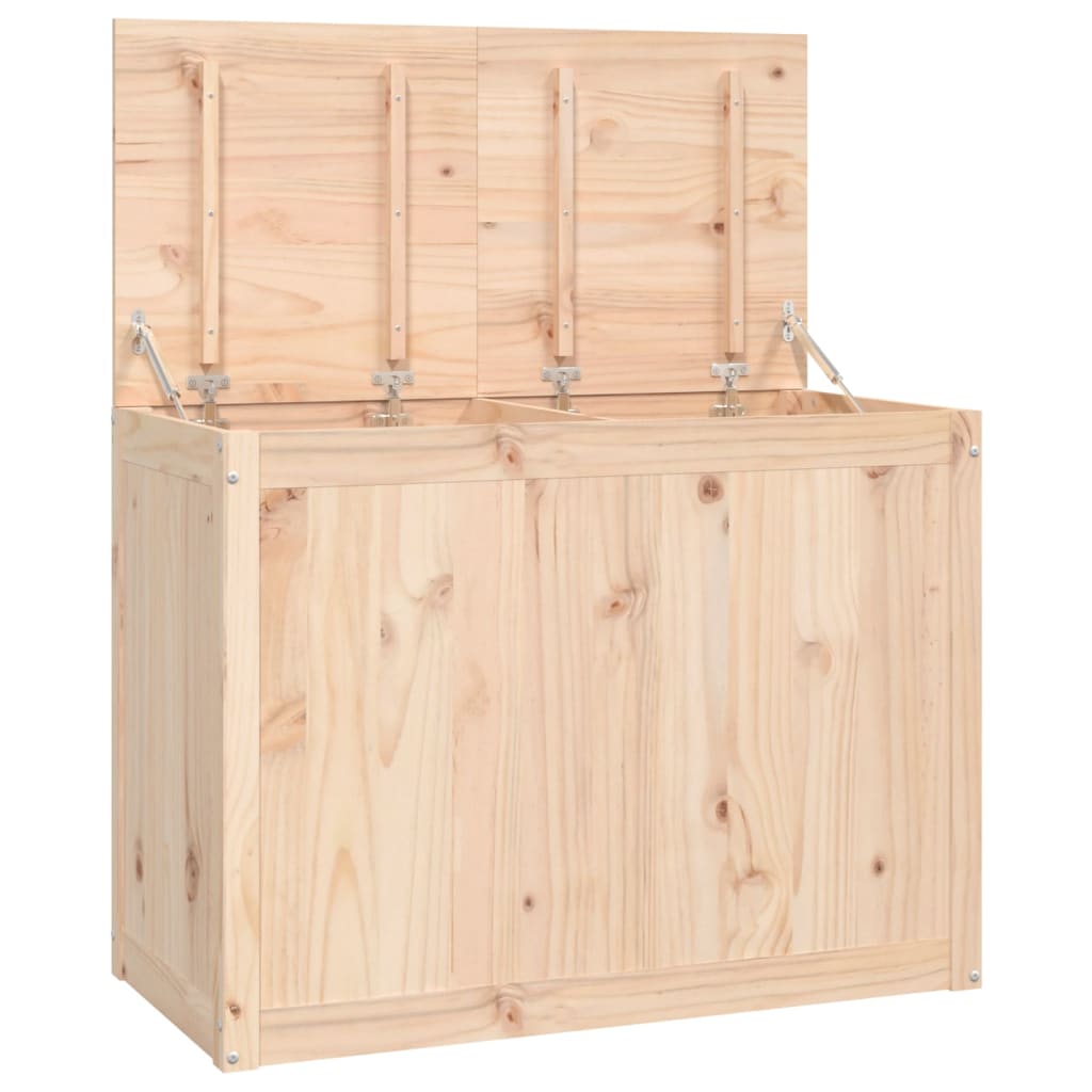 Vidaxl wasmand 88,5x44x66 cm massief groenhout
