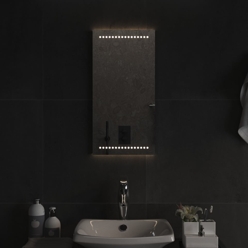 Vidaxl badkamerspiegel led 30x60 cm