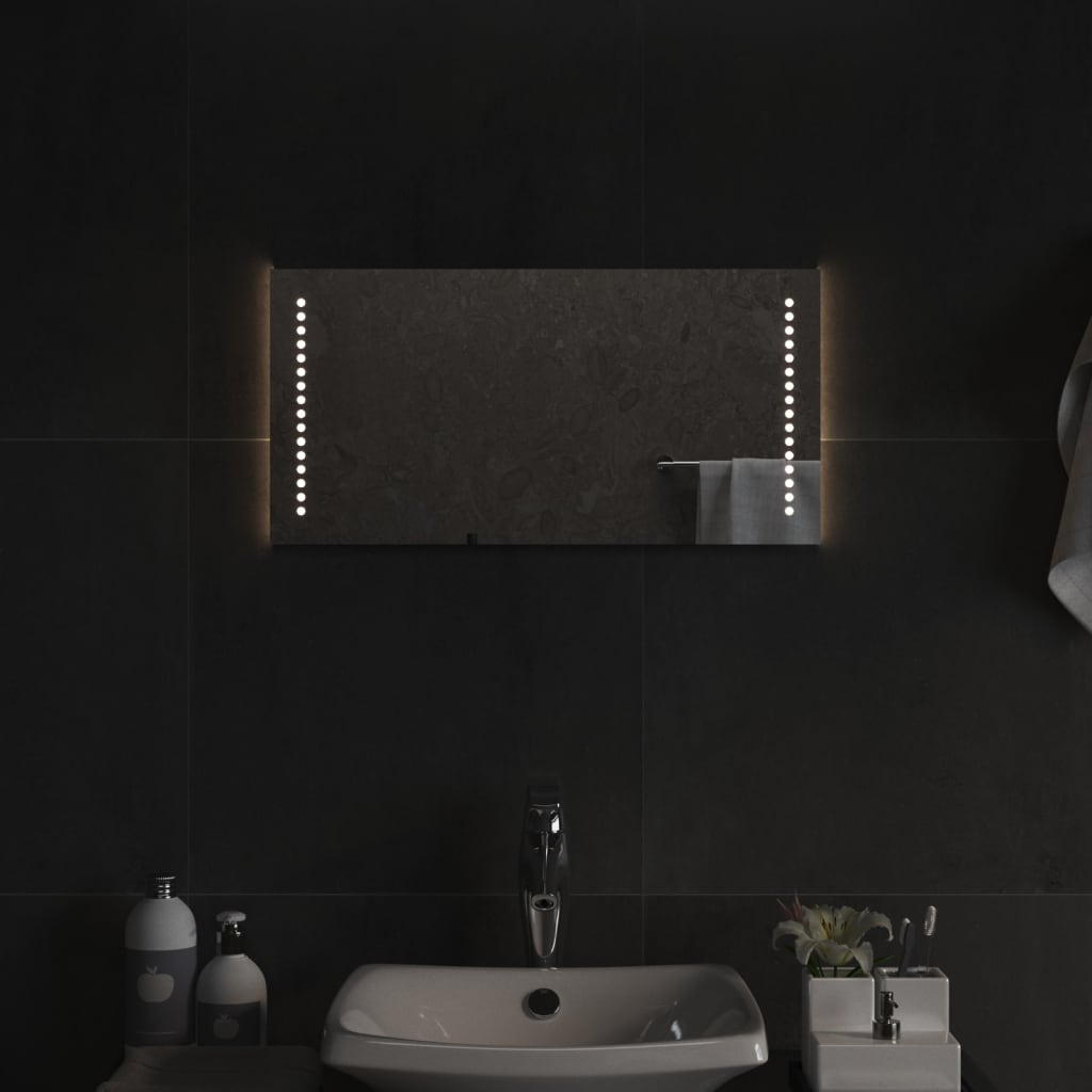 Vidaxl badkamerspiegel led 30x60 cm