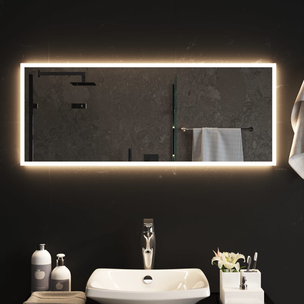 Vidaxl badkamerspiegel led 40x100 cm