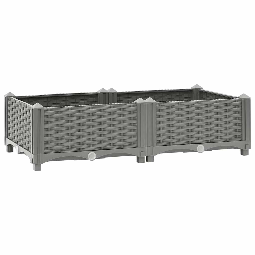 Vidaxl plantenbak 80x40x23 cm polypropeen