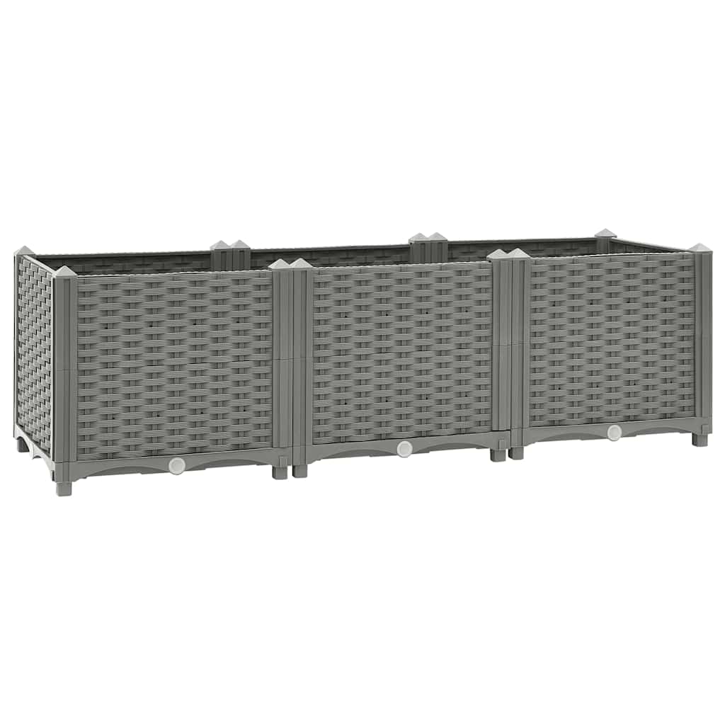 Vidaxl plantenbak 120x40x38 cm polypropeen