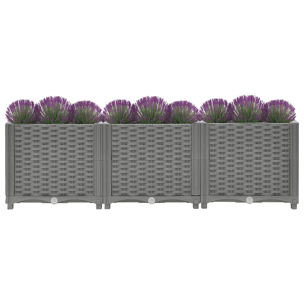 Vidaxl plantenbak 120x40x38 cm polypropeen