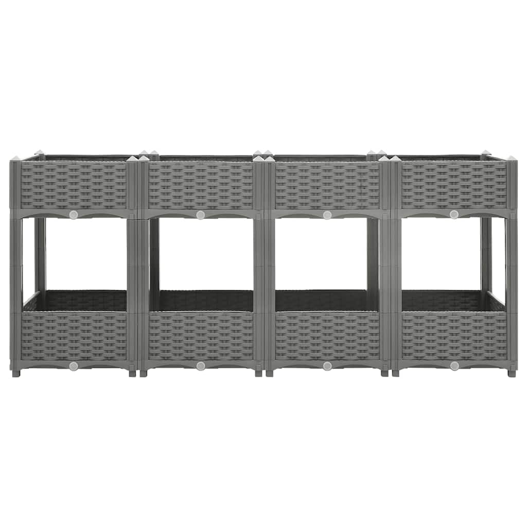 Vidaxl plantenbak 160x40x71 cm polypropeen