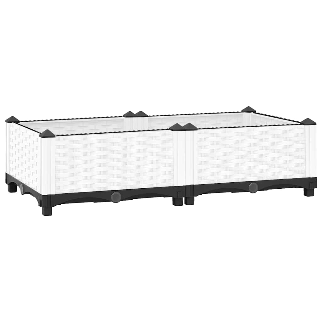 Vidaxl plantenbak 80x40x23 cm polypropeen