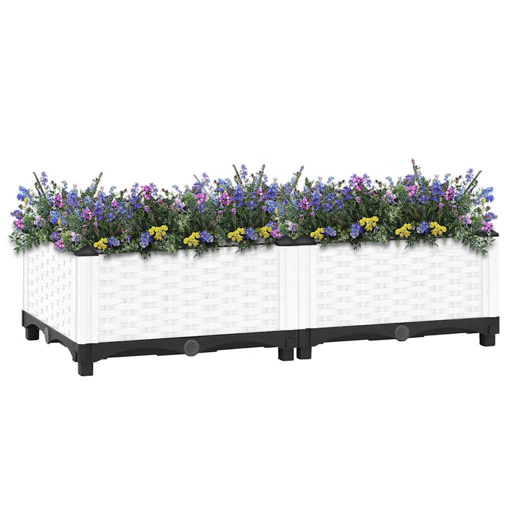 Vidaxl plantenbak 80x40x23 cm polypropeen