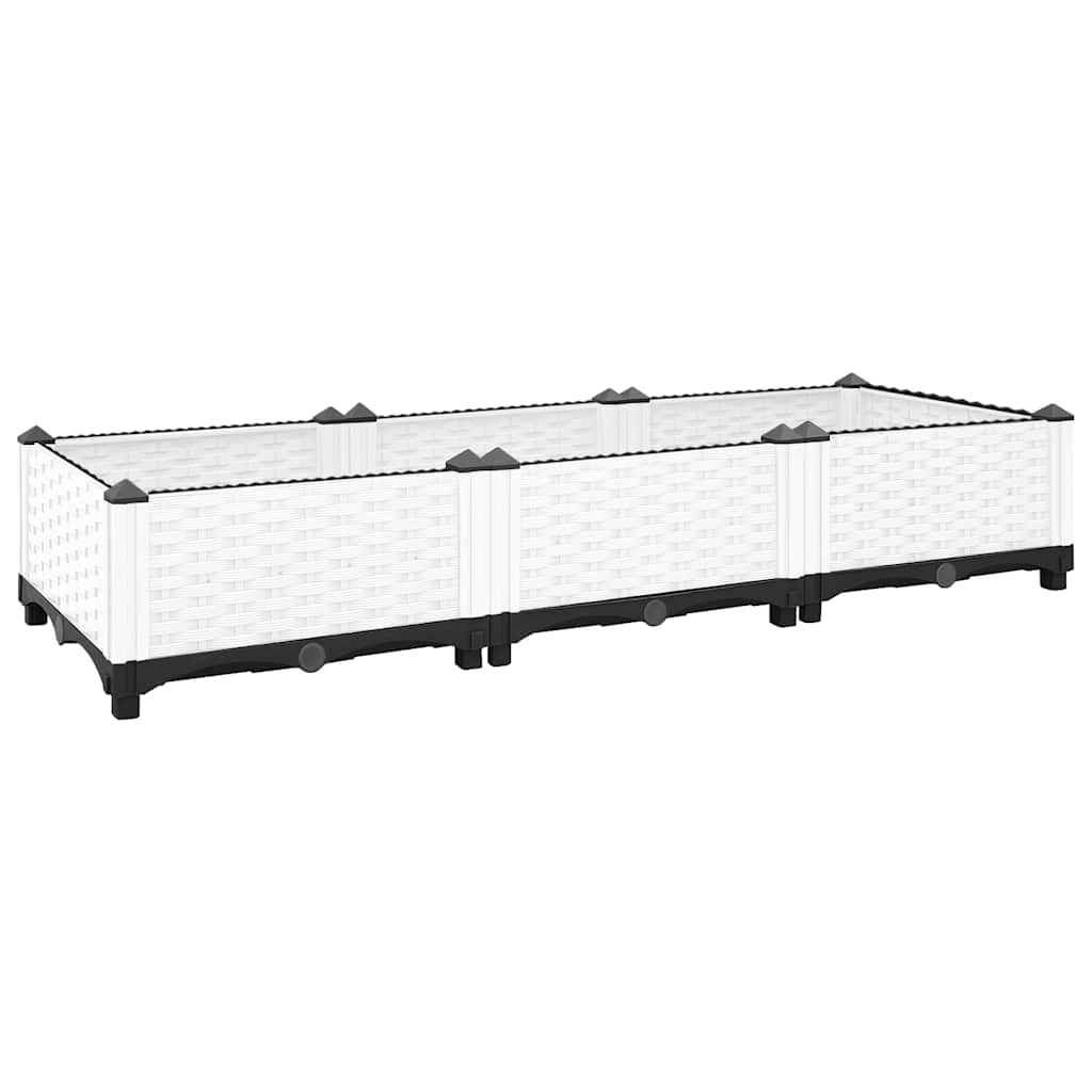 Vidaxl plantenbak 120x40x23 cm polypropeen