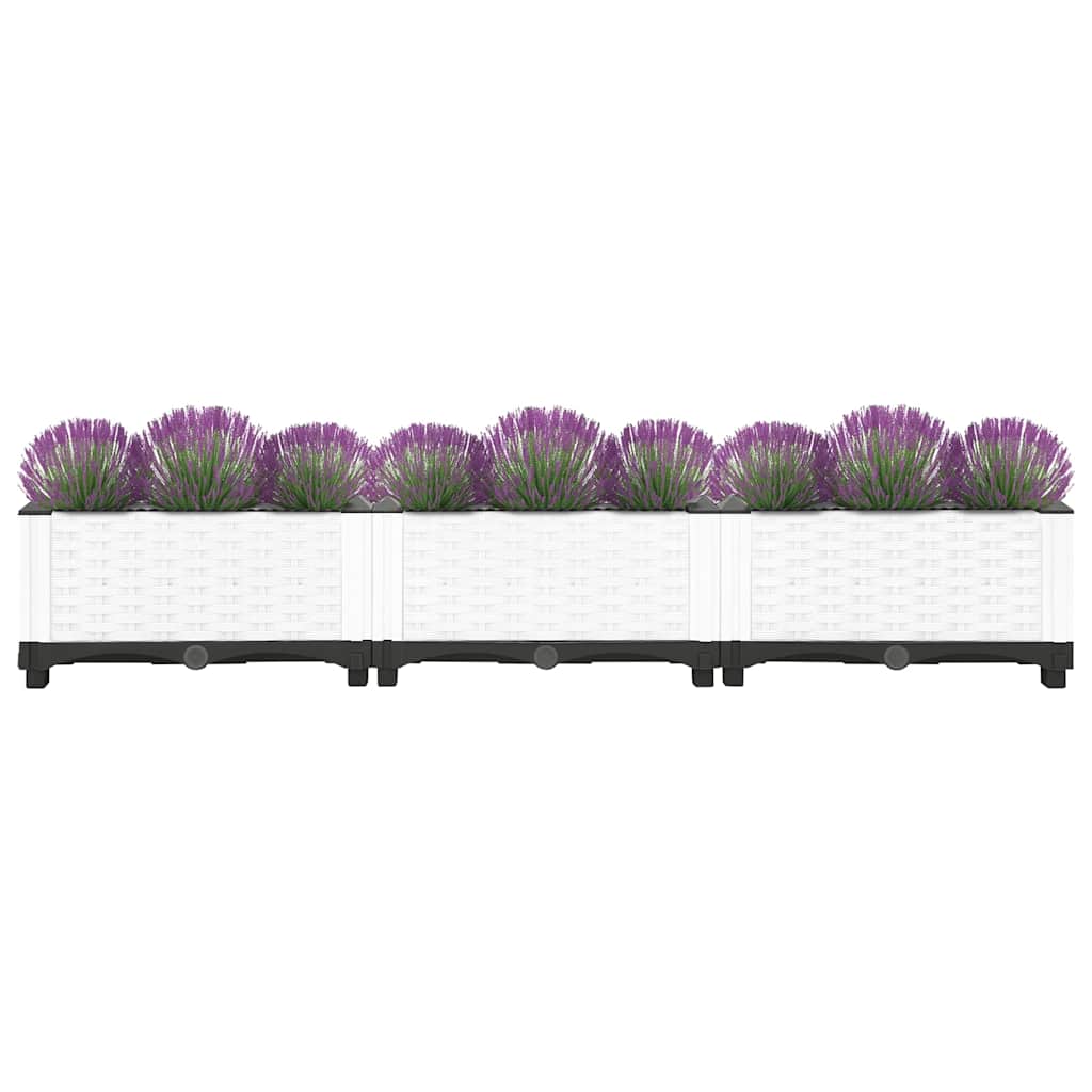 Vidaxl plantenbak 120x40x23 cm polypropeen