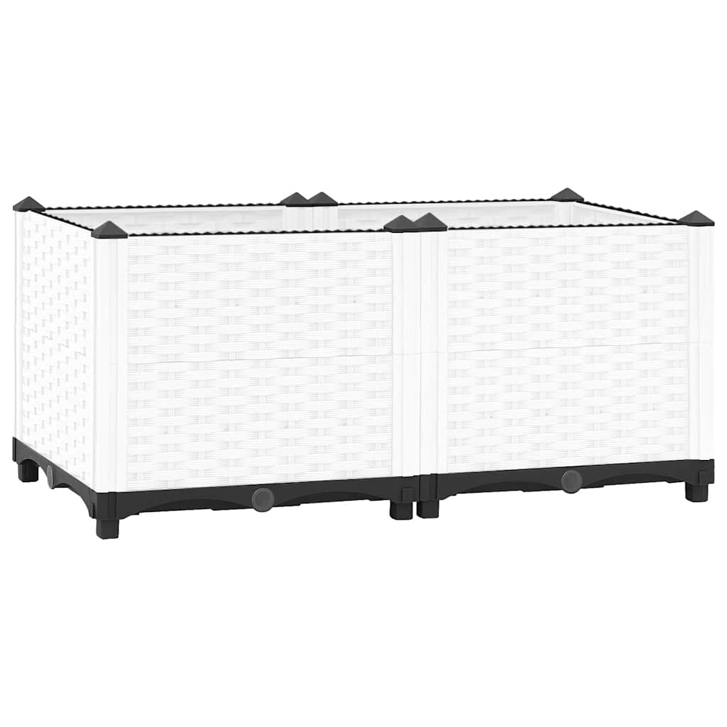 Vidaxl plantenbak 80x40x38 cm polypropeen