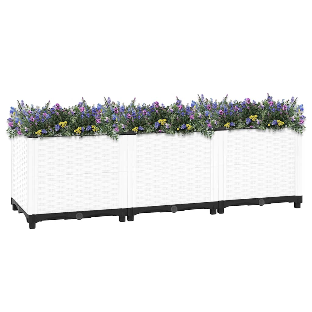 VidaXL Plantenbak 120x40x38 cm polypropeen